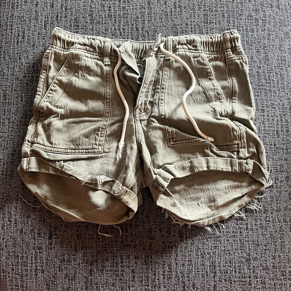 American Eagle Outfitters Olive Jean Shorts